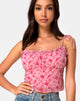 Afbeelding van Kalsi Top in Love Bloom Pink Flock
