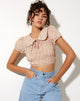 Afbeelding van Kamiko Top in 70s Prairie Girl Floral