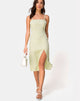 Afbeelding van Kaoya Midi Dress in Sage Check