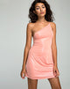 Afbeelding van Kate Slip Dress in Peach Blush Pearlescent Shimmer