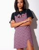 Afbeelding van Katya Mini Dress in Floral Fun Pink