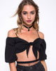 Afbeelding van Kavon Crop Top in Zwart