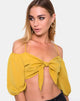 Afbeelding van Kavon Crop Top in Mustard