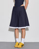 Afbeelding van Caralia Midi rok in Chambray Indigo