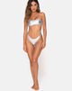 Afbeelding van Keila Bikinibroekje in Metallic Zilver