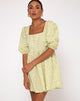 Afbeelding van Kezie Skater Dress in Botanic Mint Foam