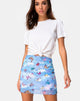 Afbeelding van Kinnie Minirok in Mesh Blauw Vlinder