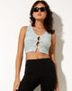 Afbeelding van Kitera Crop Top in Space Dye Green