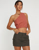 Afbeelding van Klavia Crop Top in Cedar Wood