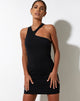 Afbeelding van Kolova Mini Dress in Lycra Zwart