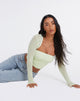 Afbeelding van Kouna Crop Top in Shadow Lime