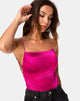 Afbeelding van Koza Bodice in Satijn Magenta