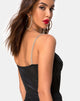 Afbeelding van Kulin Bodice in Zwart met Diamante