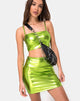 Afbeelding van Kylie Top in Metallic Groen
