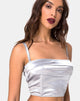 Afbeelding van Kynette Crop in Satin Ice Silver