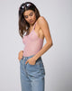 Afbeelding van Lanora Bodice in Lacey Knit Blush