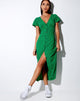 Afbeelding van Larin Midi Dress in Dainty Daisy Green