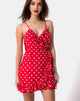 Afbeelding van Lasky Jurk in Medium Polka Rood en Wit