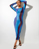 Afbeelding van Laura Midi Dress in Solarized