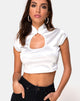 Afbeelding van Lina Top in Spandex Ivoor