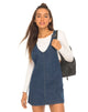 Afbeelding van Litton Pinafore Jurk in Denim Indigo