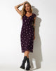 Afbeelding van Lona Maxi Dress in Plum Daisy Embro