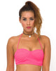 Afbeelding van Motel Longline Bikinitop in Neon Roze