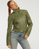 Afbeelding van Loviana Jacket in PU Groen