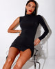 Afbeelding van Ludmilla Bodycon Jurk in Polycrepe Zwart