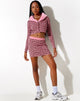 Afbeelding van Riani minirok in Wavey M roze