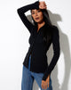 Afbeelding van Lumia Cardi in Rib Black