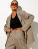 Afbeelding van Maiwa Blazer in Klein geruit Bruin