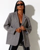 Afbeelding van Maiwa Blazer in Wol Grijs en Zwart