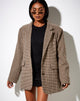 Afbeelding van Maiwa Blazer in Houndstooth Bruin