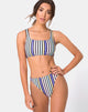Afbeelding van Malee Bikinitop in New Stripe