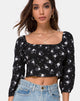 Afbeelding van Malon Crop Top in Dark Tulip