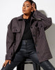 Afbeelding van Marcel Shirt in Stripe Zwart en Grijs