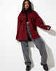 Afbeelding van Marcel Shirt in Streep Zwart en Rood