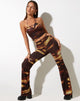 Afbeelding van MOTEL X IRIS Mares Flare Broek in Bleach Drip