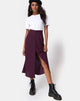 Afbeelding van Marni Midi rok in skater polka wijn