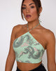 Afbeelding van Maudy Crop Top in Chinese Draak Neo Mint
