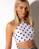 Afbeelding van Maudy Top in 80s Polka Wit