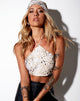 Afbeelding van Maudy Crop Top in Sand Leopard