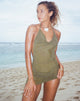 Afbeelding van Maye-jurk in Mesh Khaki