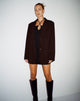 BEELD VAN Mazaya Blazer in Tailoring Dark Chocolate