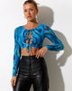 Afbeelding van Meliah Lange Mouw Top in Tropical Rave