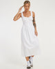Afbeelding van Melrose Maxi Dress in Wit