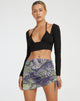 Afbeelding van Mena Bodycon Rok in Rave Optic