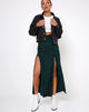 Afbeelding van Mica Maxi Rok in 90s Zebra Bosgroen