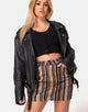 Afbeelding van Mini Broomy Rok in Mix Stripe Bruin